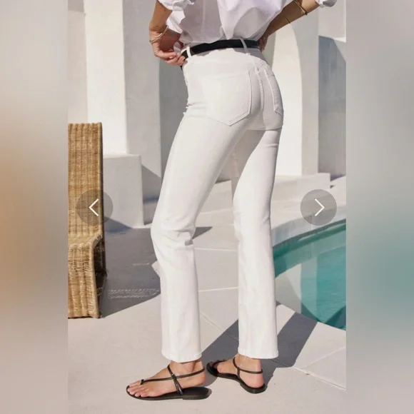 NWOT AYR The Pop In Salt Water Straight Ankle Jeans Size 30 - Picture 2 of 13